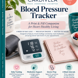 Cardivela Blood Pressure Journal – Printable PDF